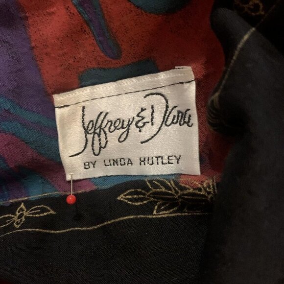 JEFFREY & DARA. Size 1X (16-18). 3/4 Sleeve Tunic. Button Up. B82. - Picture 5 of 5